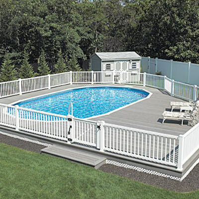 Aluminium Classic Oval Above ground pool